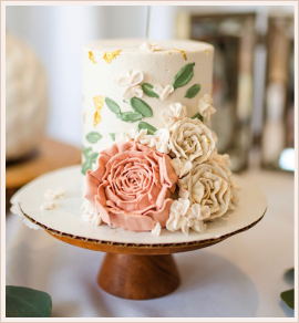 Floral Twist Cake